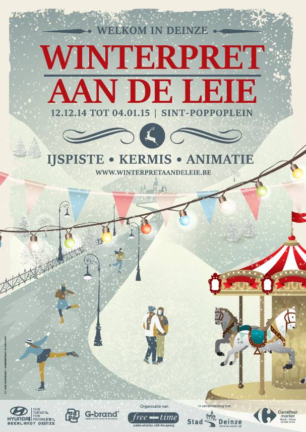 Winterpret aan de Leie, sfeervolle kerstmarkt en alternatieve kerstmarkt