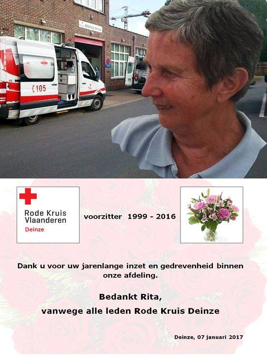 Nieuwe voorzitter Rode Kruis Deinze