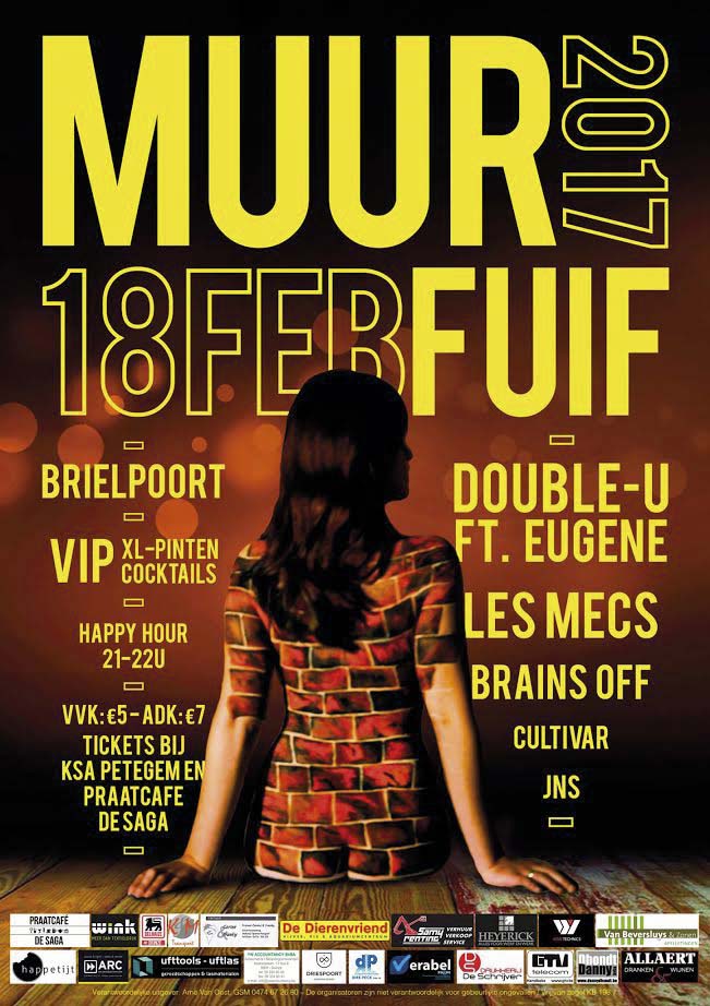KSA Petegem organiseert opnieuw Muurfuif!