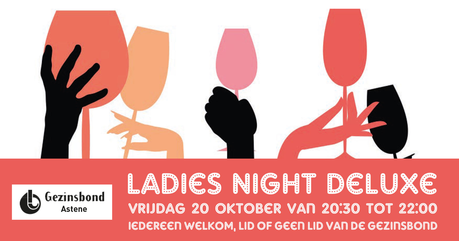 Ladies Night Deluxe – 20 okt. 2017 – Gezinsbond Astene
