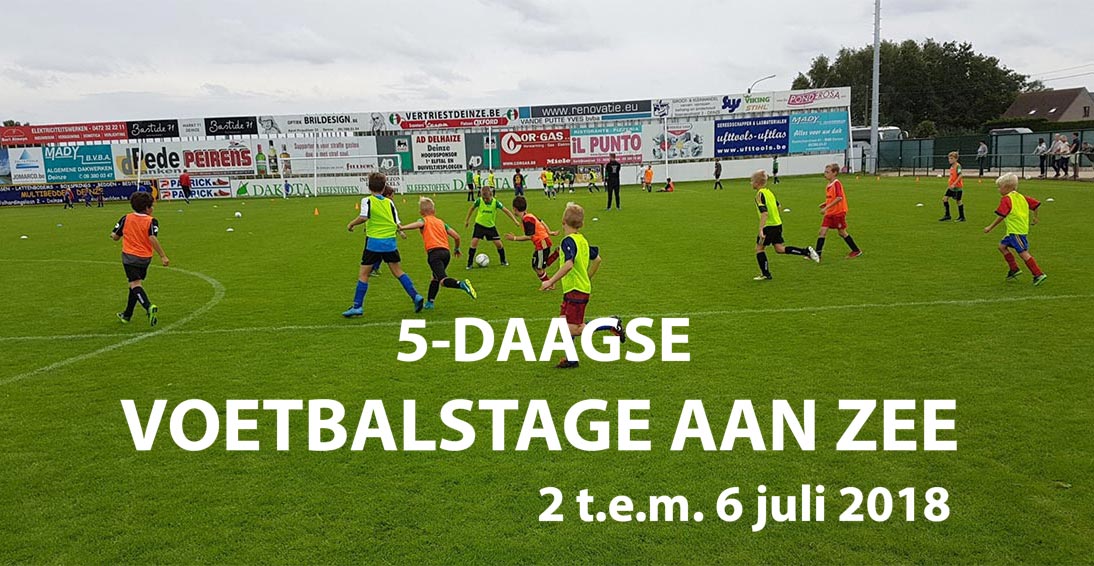 All inclusive 5-daagse voetbalstage aan zee