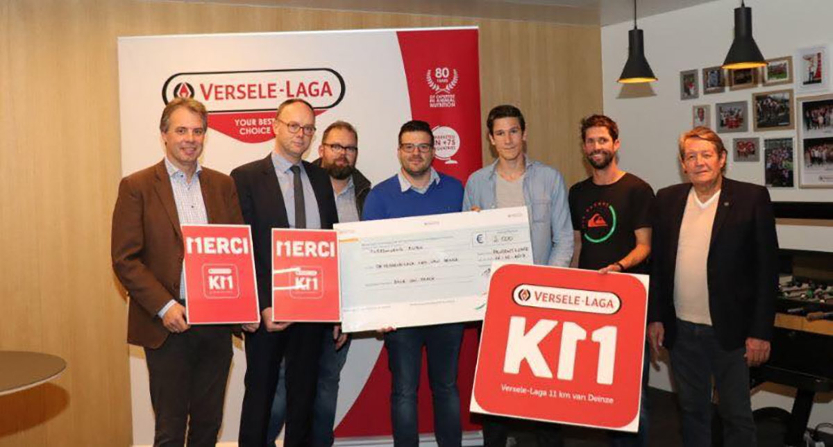 Versele-Laga 11 KM van Deinze steunt ‘Back On Track’