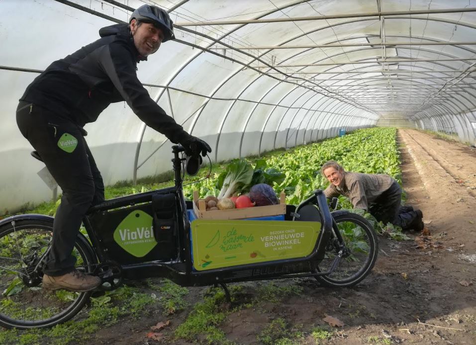 Biogroenten en gespierde fietskuiten gaan goed samen in Deinze