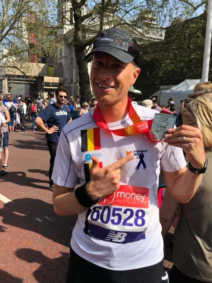 Peter Van Maele loopt marathon 6 maand na zijn chemo