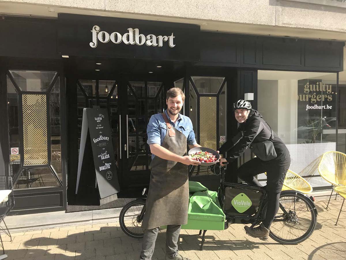 ViaVelo en Foodbart slaan de handen in elkaar.