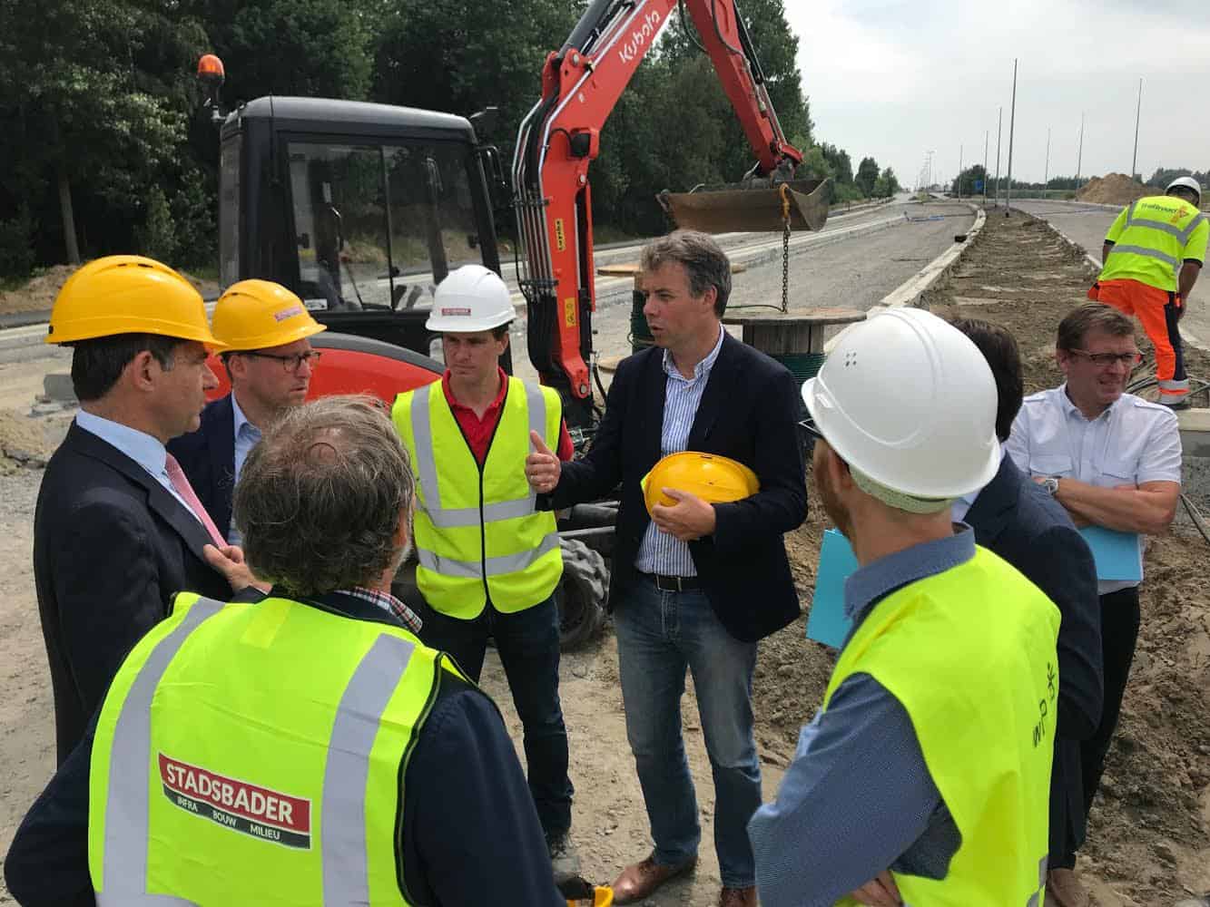 Werken Prijkels op schema en Renson zorgt voor eerste nieuwbouw met 350 jobs. Binnenkort E17 terug bereikbaar.