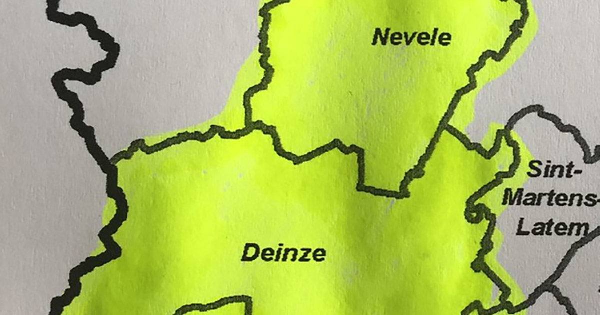 De stratenplannen van Deinze en Nevele zijn op!!!!