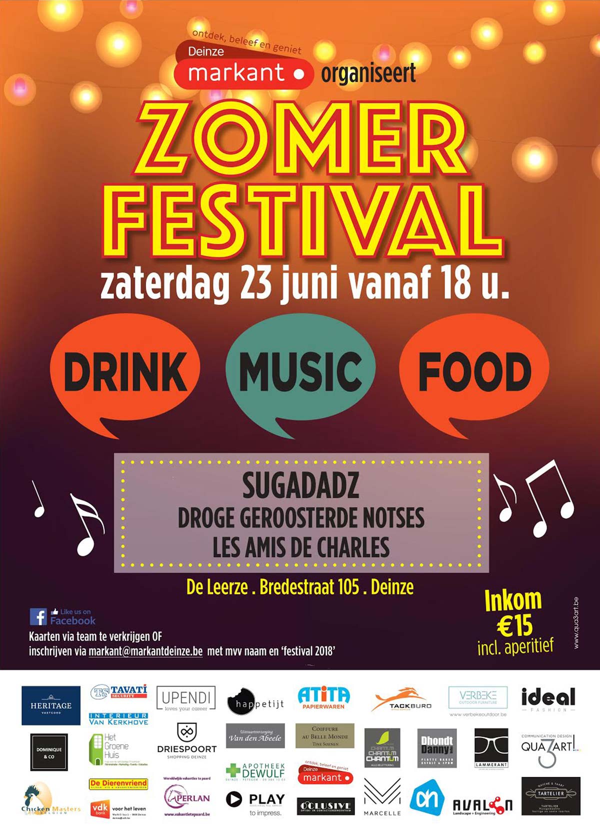 zomerfestival_Markant_Deinze_AFFICHE