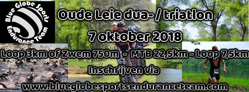 De laatste offroad triatlon of eerste cross-duatlon van het seizoen op 7 oktober in Deinze