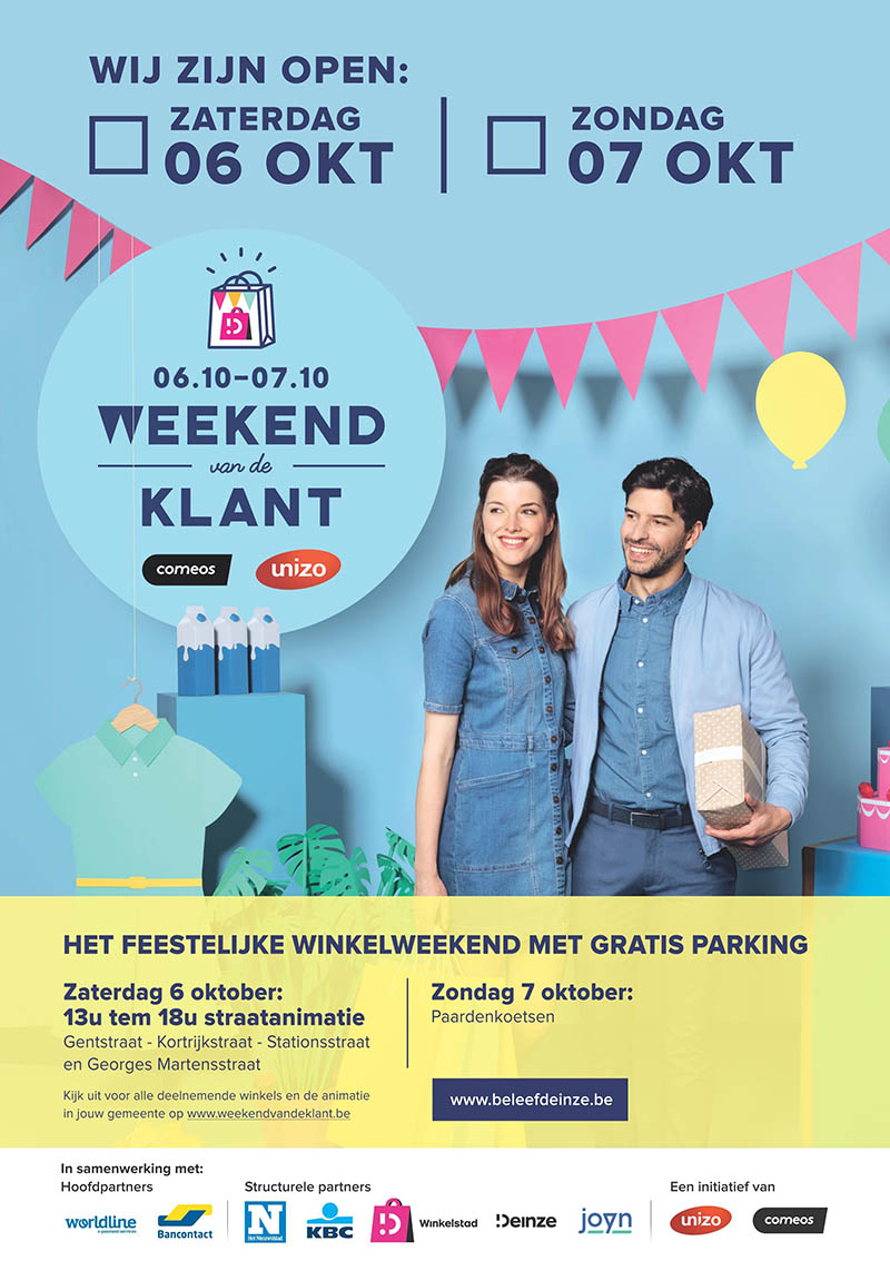 Twee dagen puur shopplezier tijdens Weekend van de Klant