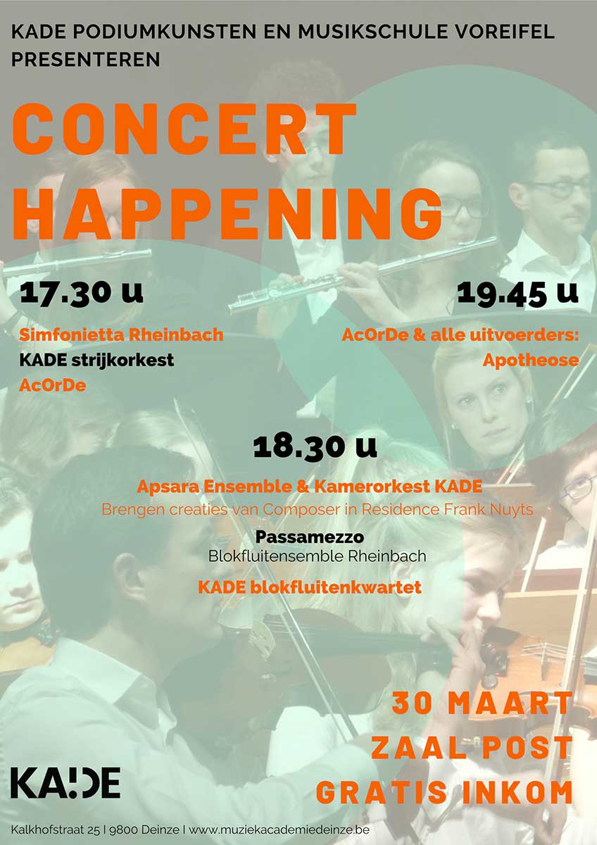 KADE Podiumkunsten krijgt bezoek van Musikschule Voreifel