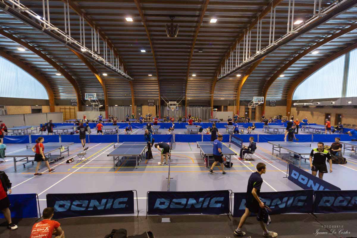 Record opkomst op TTC Palaestra tafeltennis tornooi