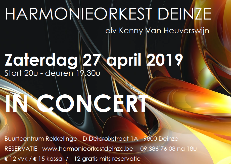 Voorjaarsconcert Harmonieorkest Deinze