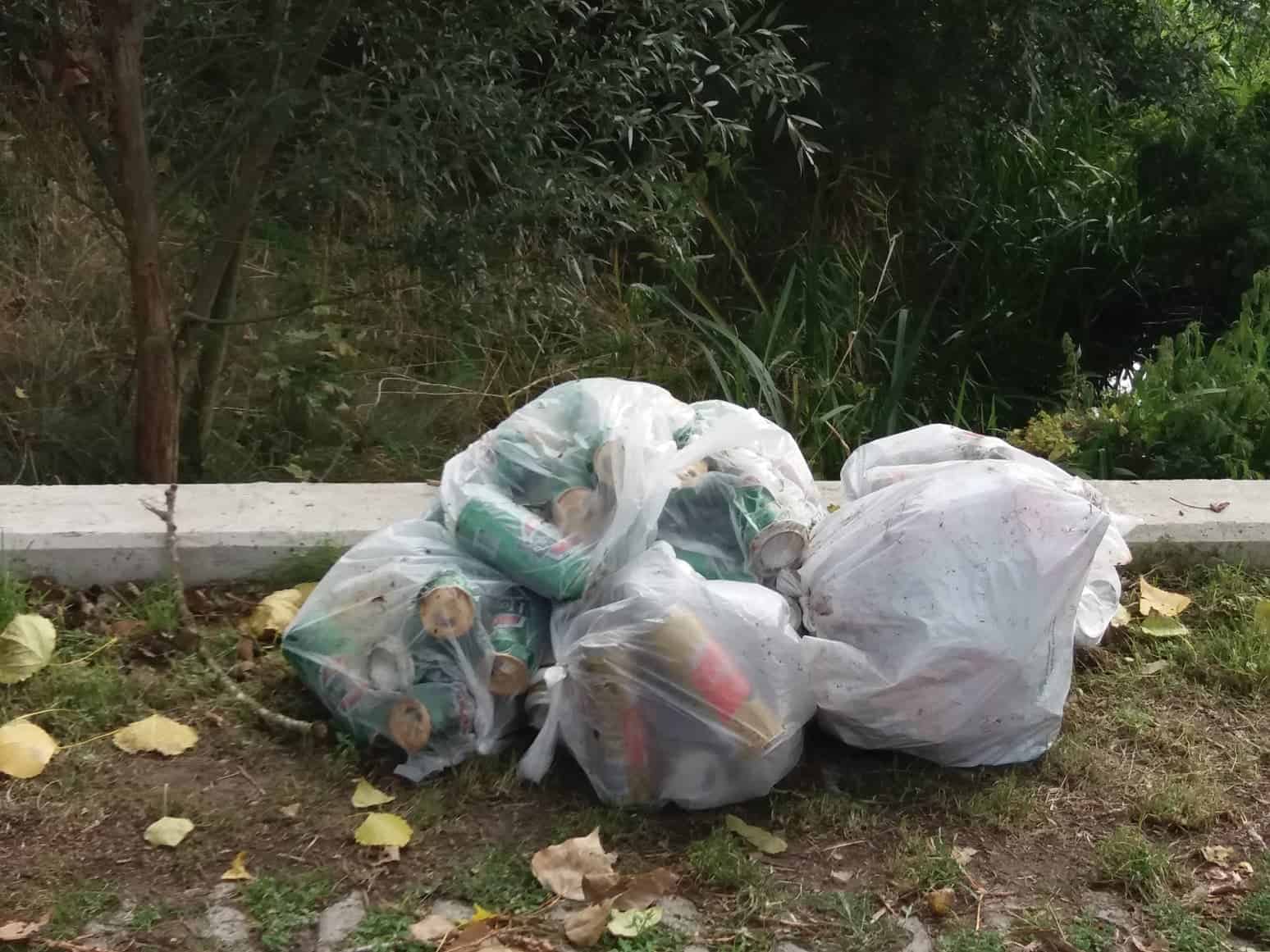 Zwerfvuilactie in Bachte-Maria-Leerne