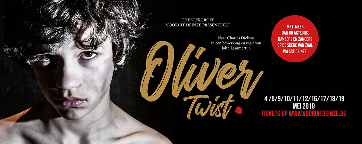 Theatergroep Vooruit Deinze brengt Oliver Twist