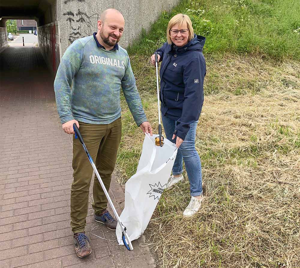N-VA vraagt ondersteuning voor de zwerfvuilpeters en -meters