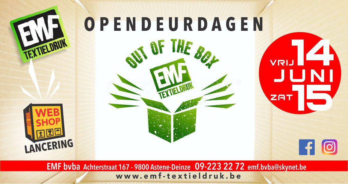 Vandaag EMF’s opendeurdag: OUT of the BOX