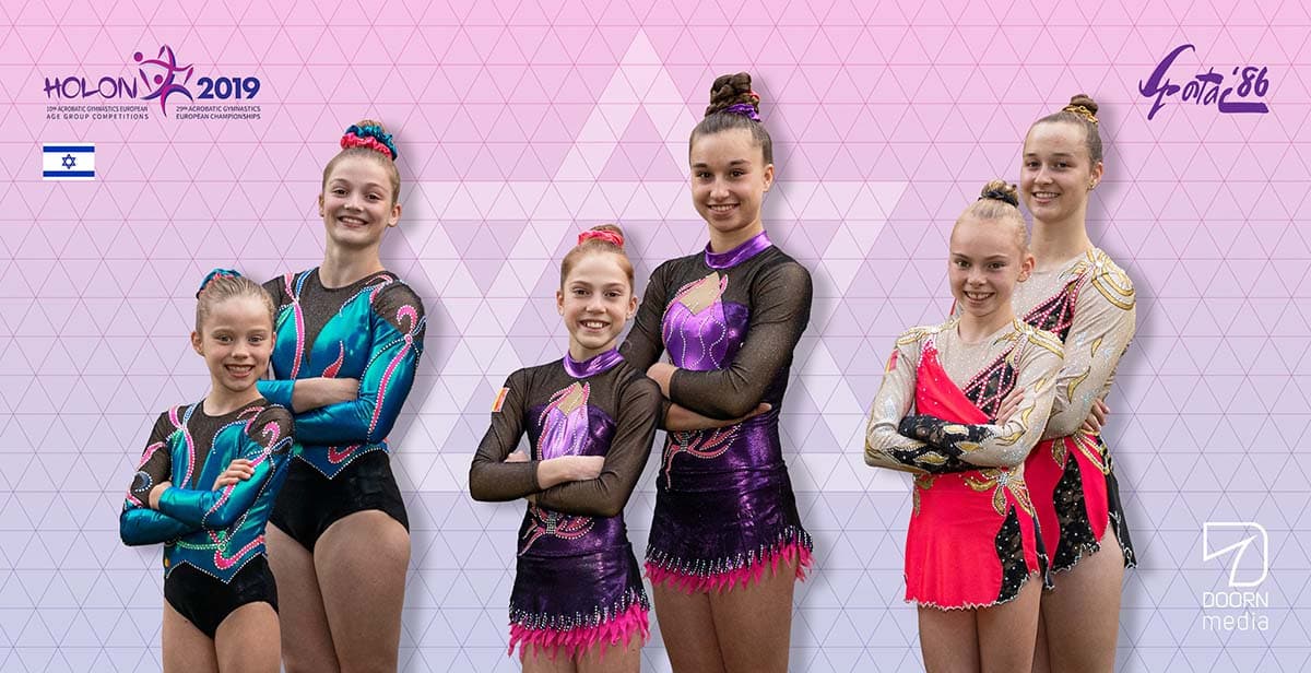 Acro-gymnasten van Sportac’86 Deinze naar EK in Israël