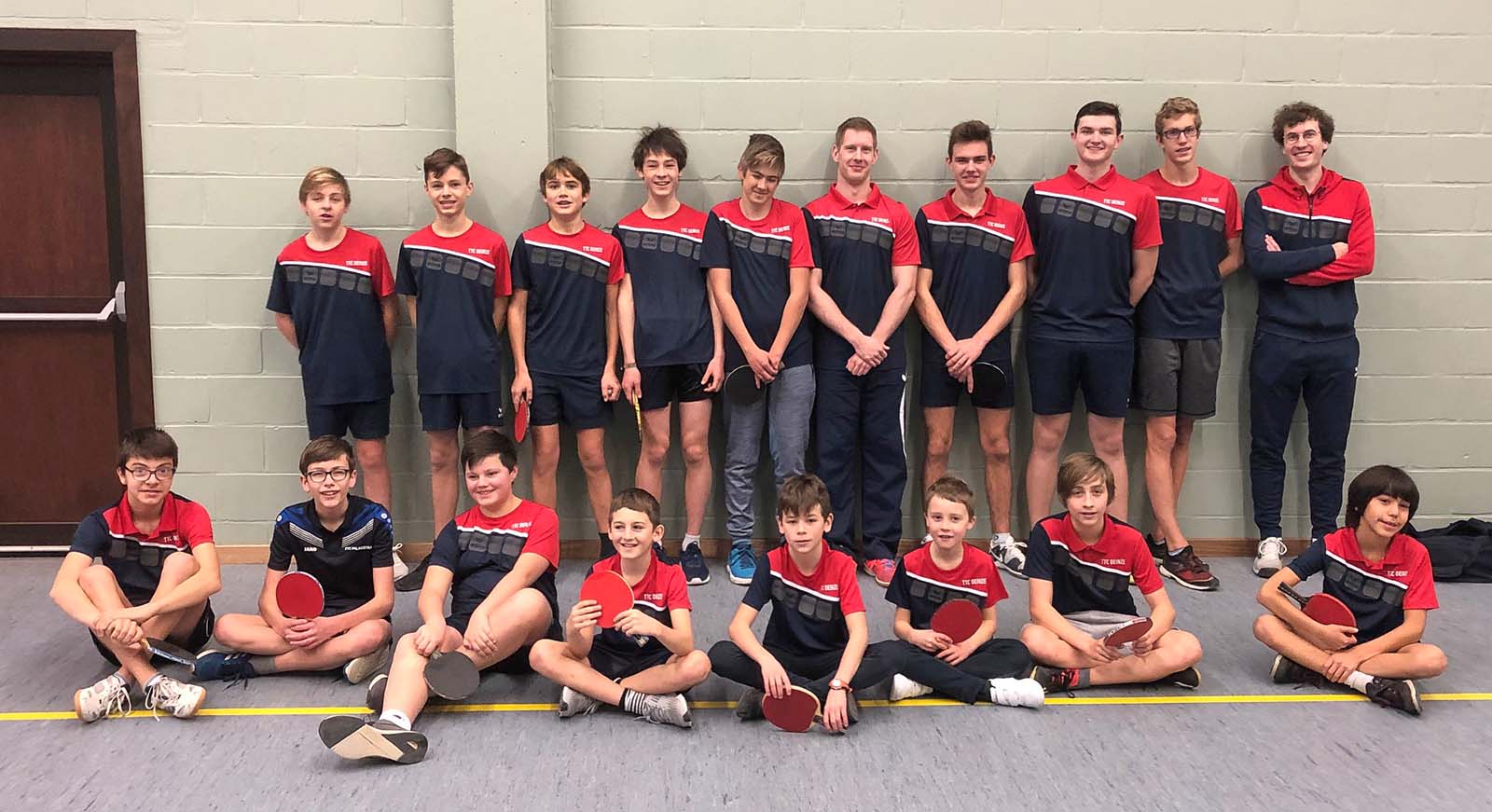 Tafeltennisclub TTC Deinze start met benjaminwerking