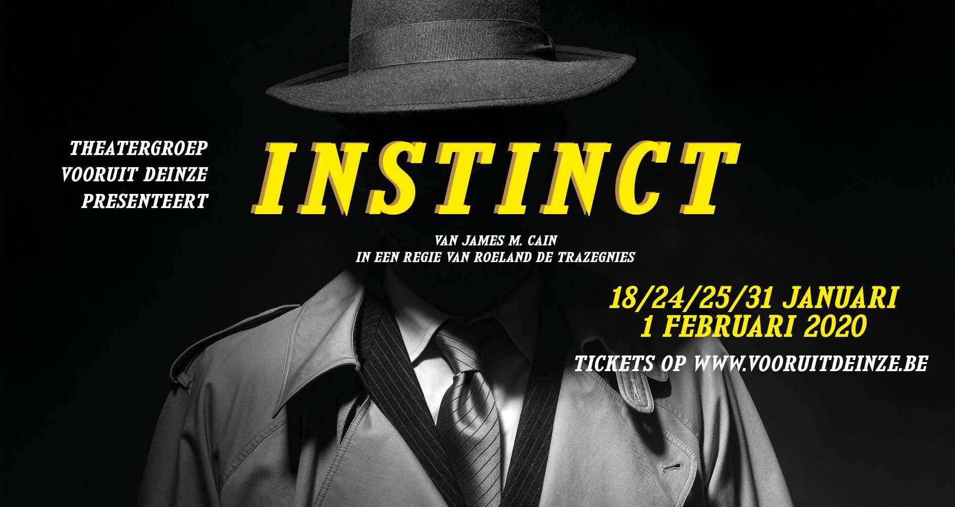 Theatergroep Vooruit Deinze speelt Instinct.