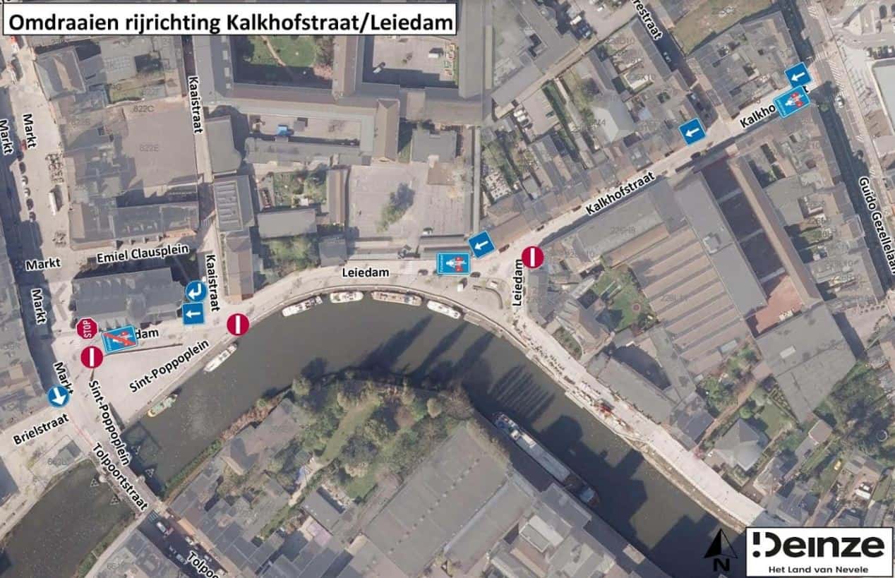Via Kalkhofstraat naar Tolpoortstraat