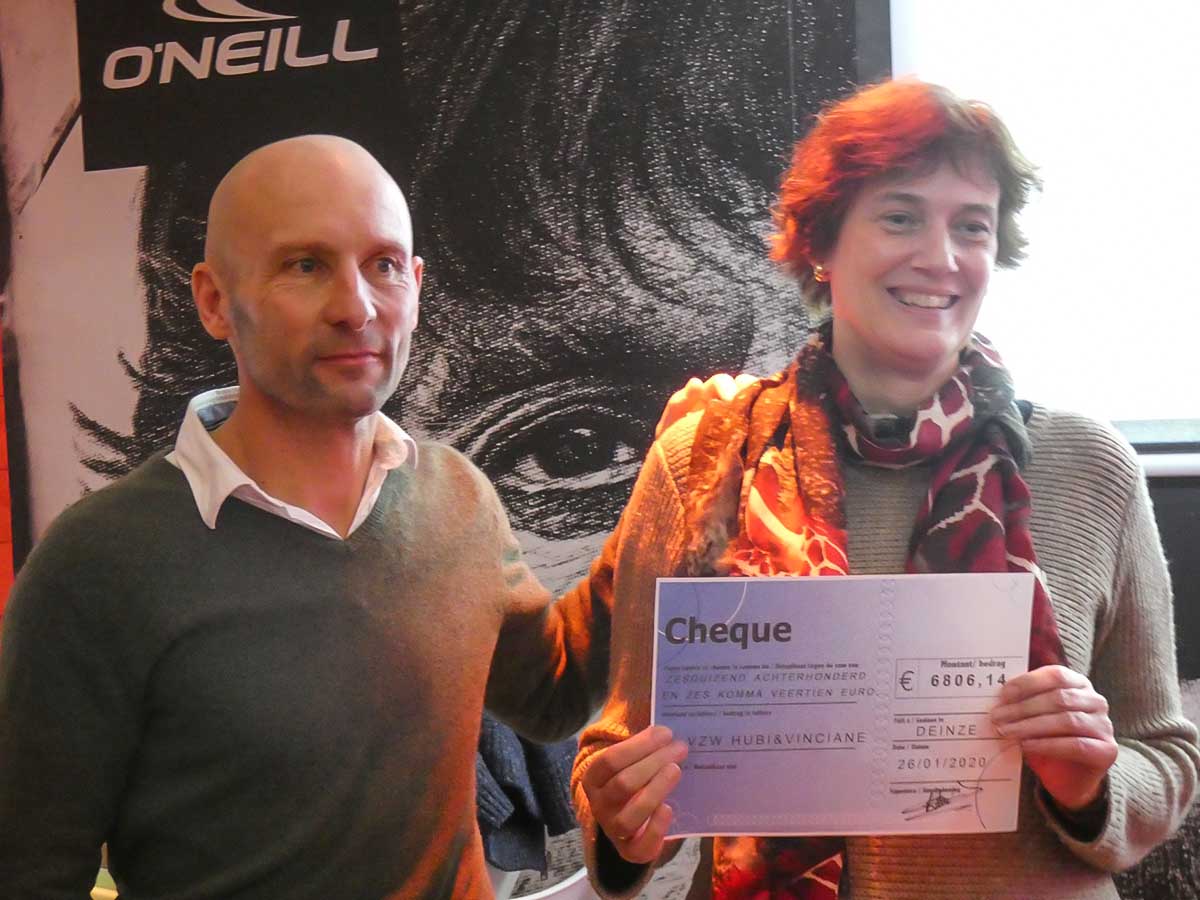 Overhandiging cheque Sup4Life