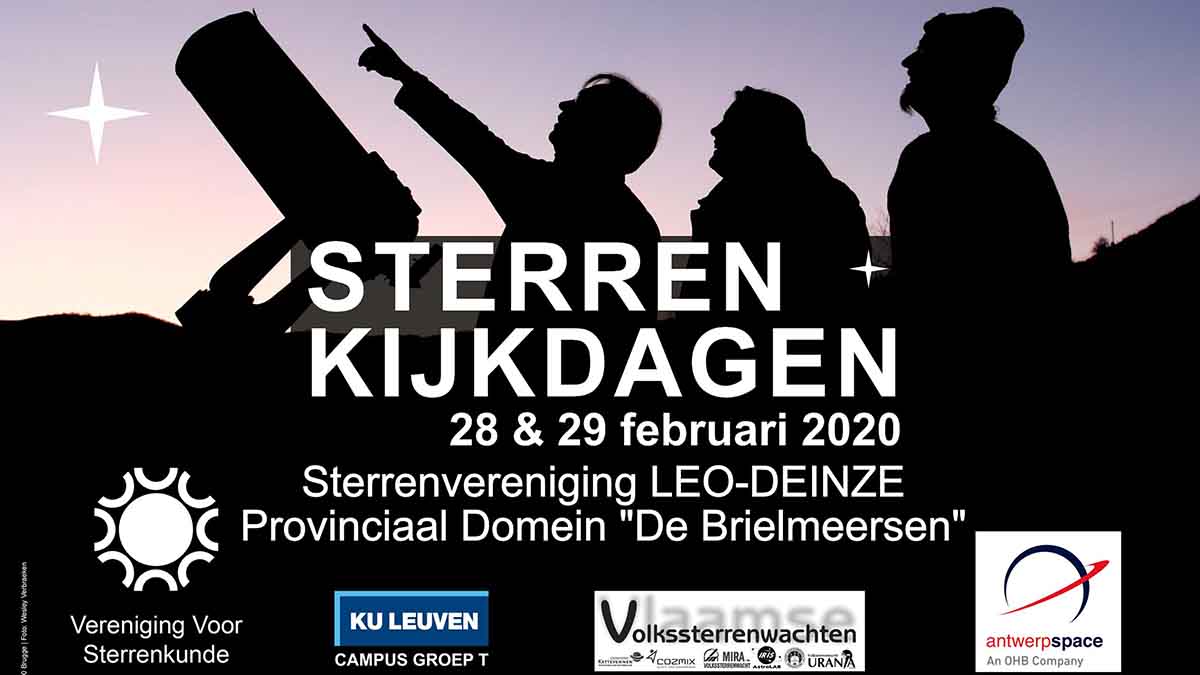 Sterren kijken in Deinze op de sterren kijkdagen
