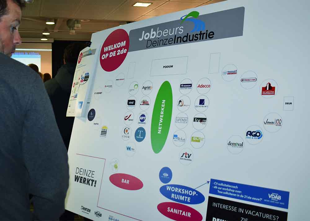 Deinze Industrie vzw organiseert op donderdag 24 september een Jobcafé met 40 bedrijven.