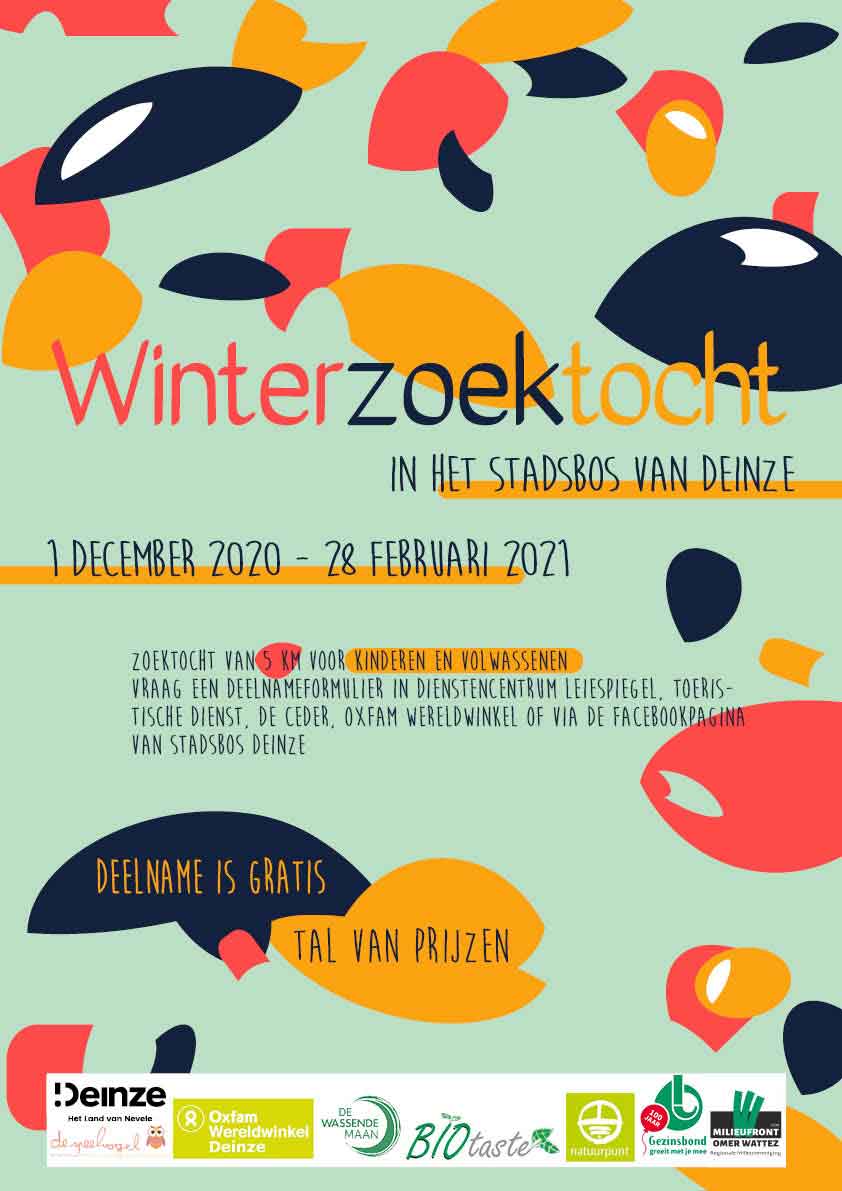 Winterzoektocht in het stadsbos