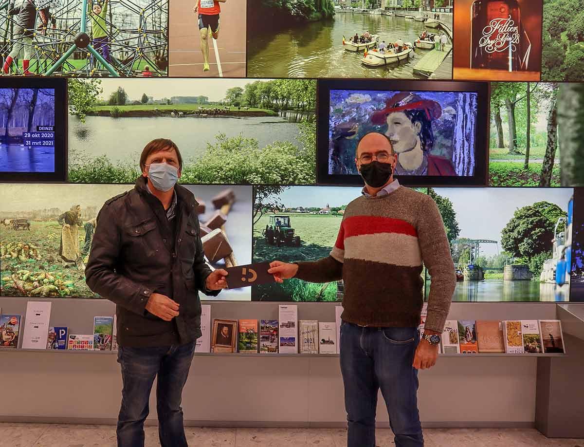Prijsuitreiking Wie & waar – eindejaarswedstrijd Toerisme Leiestreek