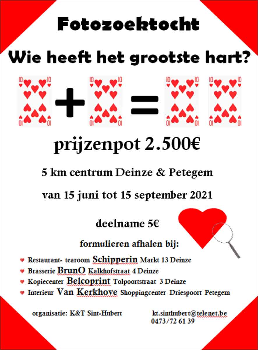 Wie heeft het grootste hart?