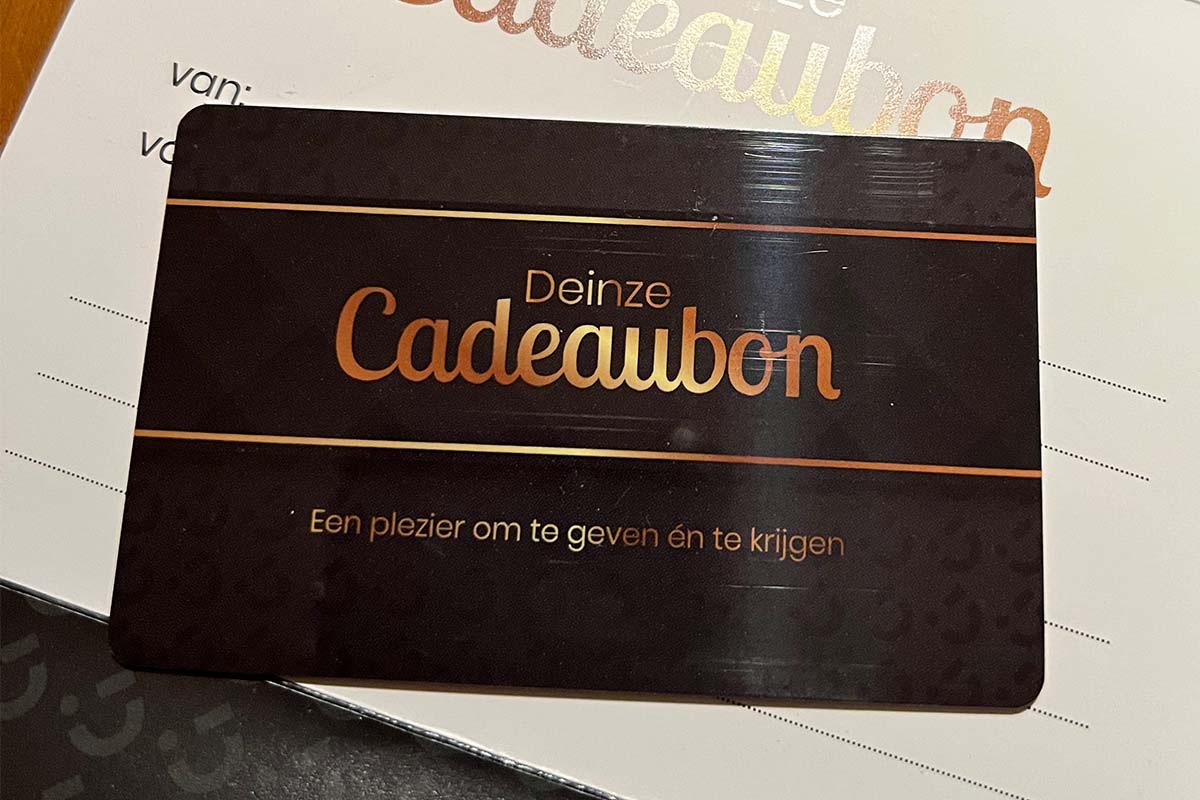 10% van de gekochte geschenkencheques gaat verloren!