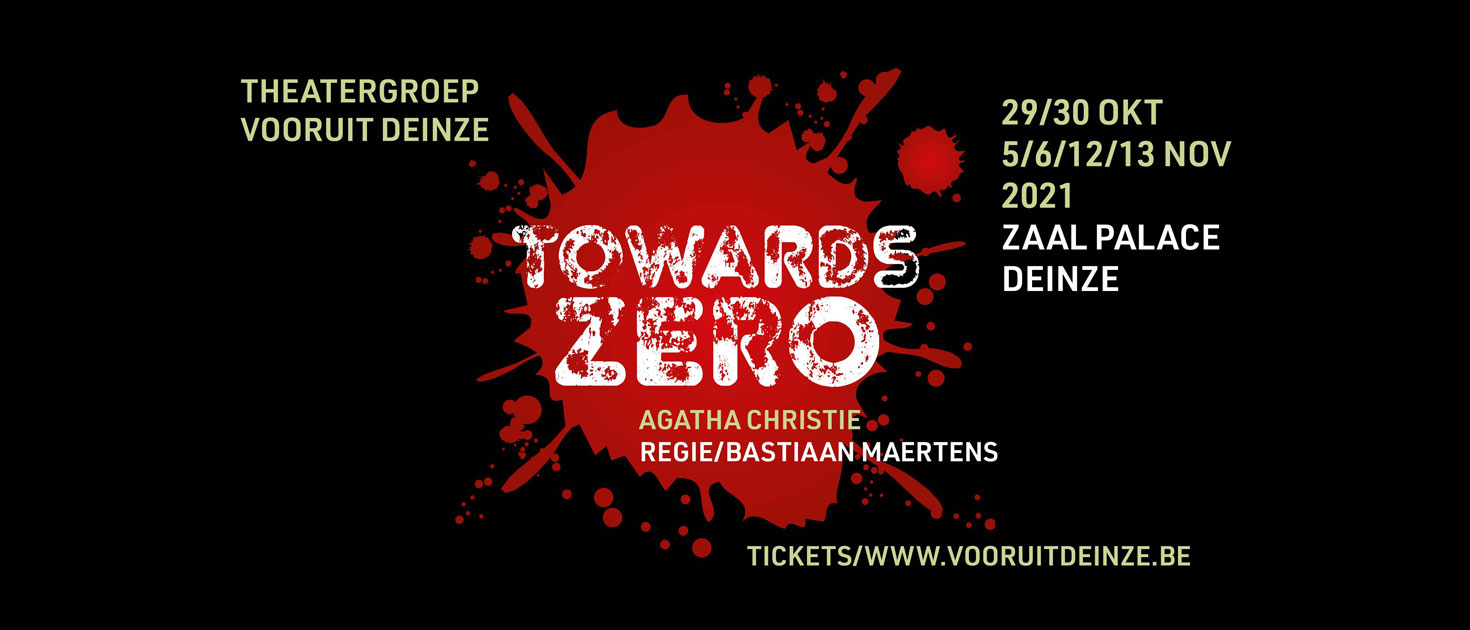 Theatergroep Vooruit Deinze staat terug op de planken met Towards Zero