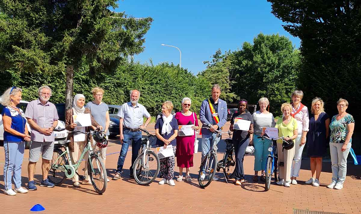 Diploma-uitreiking Fietsschool Deinze