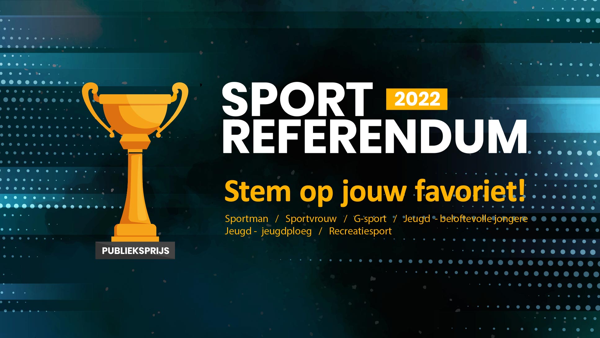 Publieksprijs sportreferendum 2022: Breng uw stem uit t.e.m. vrijdag 10 maart!