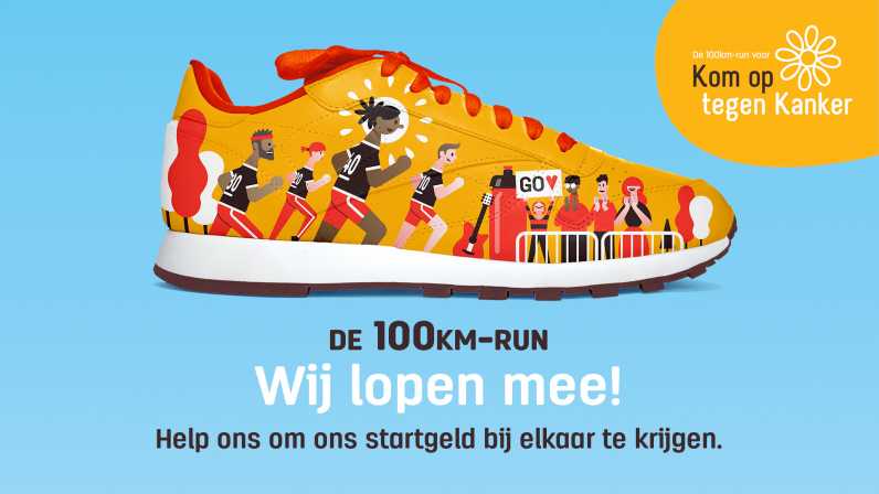 Deinze is gaststad voor 100 km-run Kom op tegen Kanker