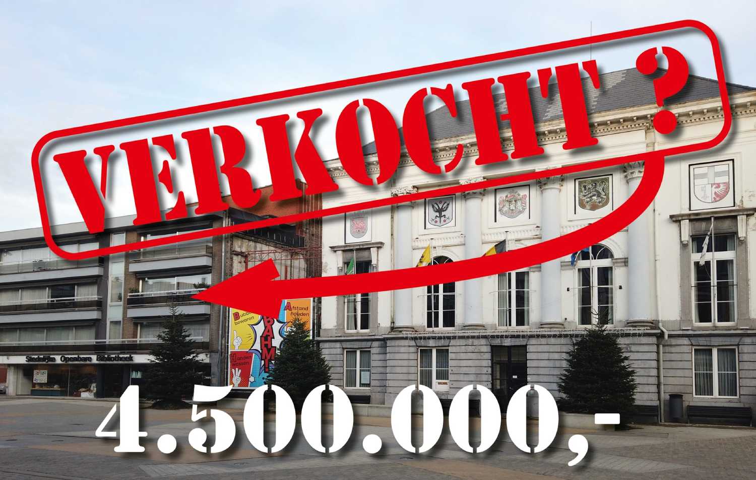 Verkoop bibliotheeksite zo goed als rond
