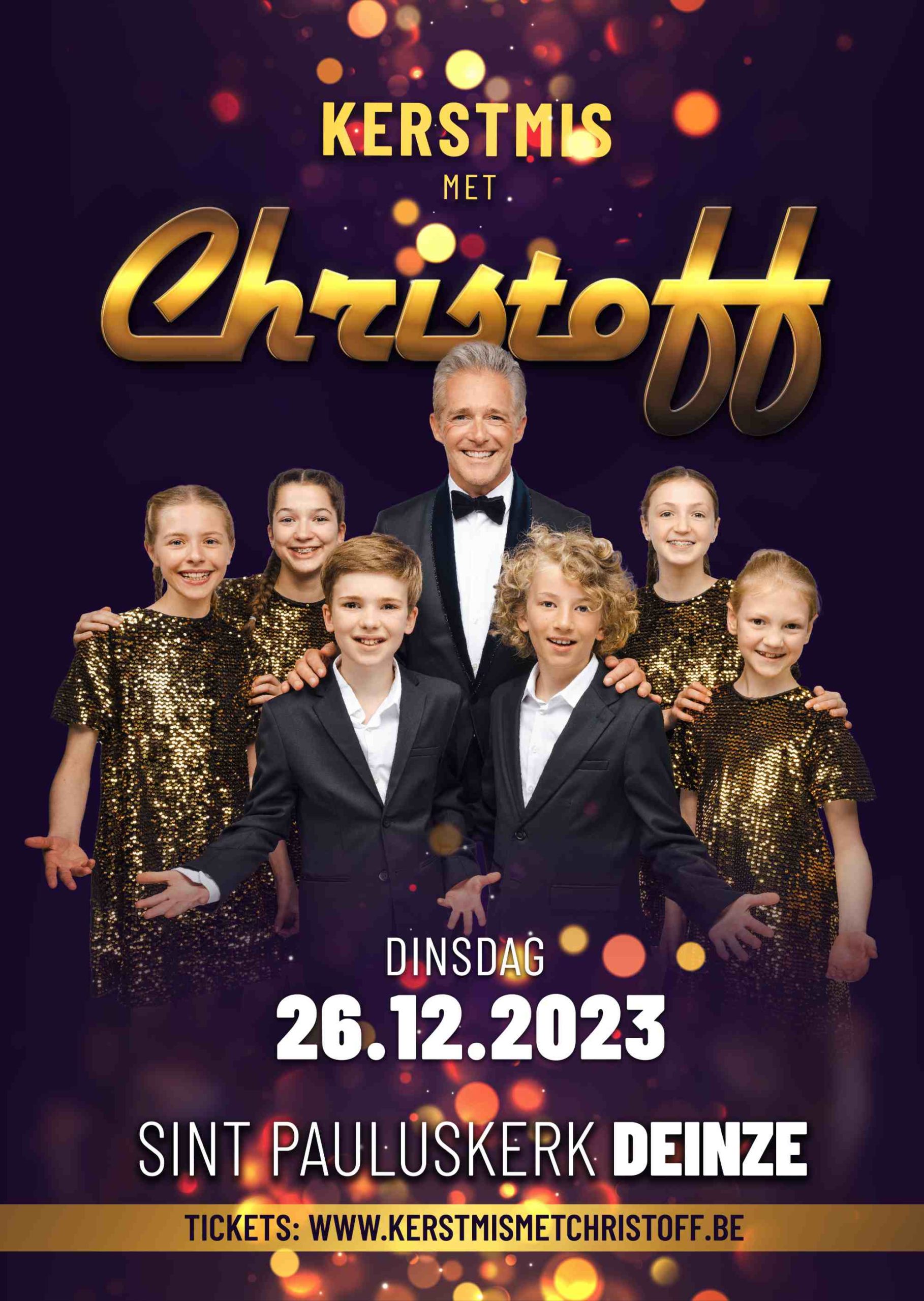 Kerstconcert met Christoff en kinderkoor in Deinze