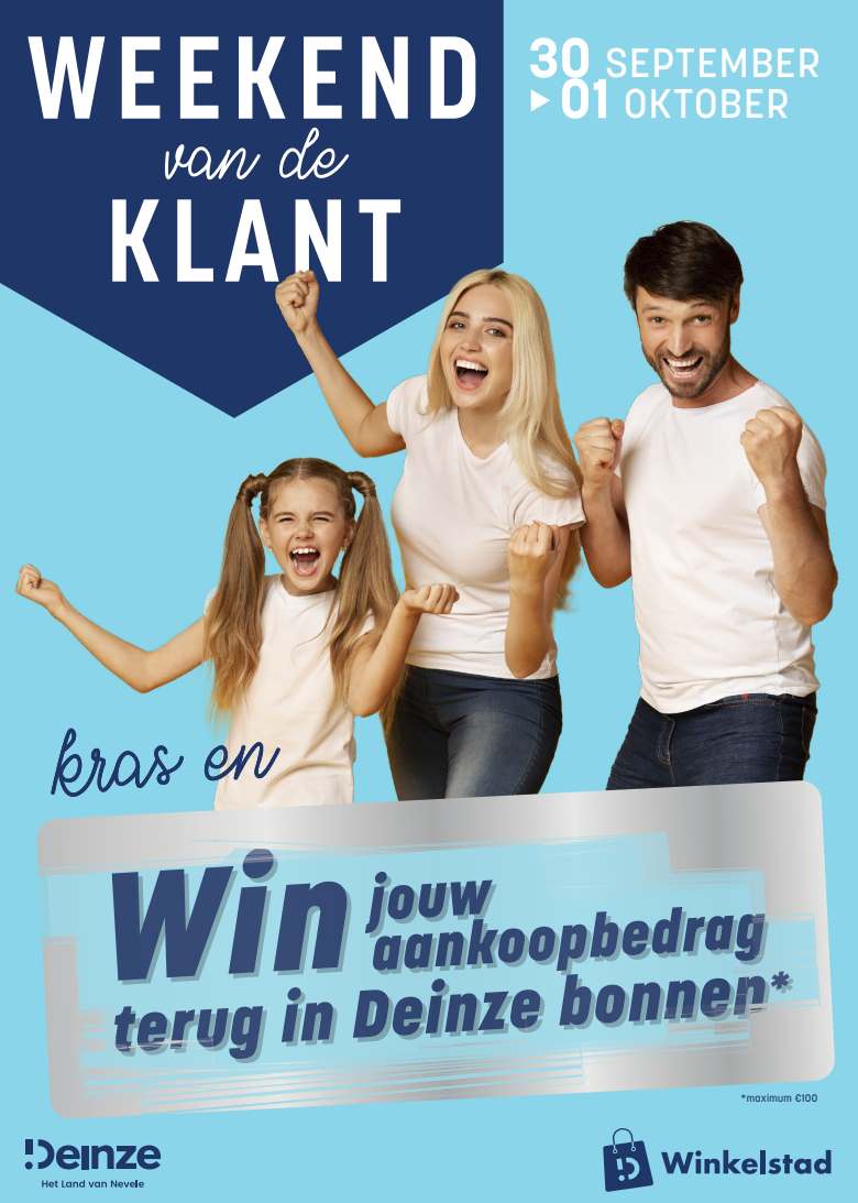 Weekend van de klant op 30 september en 1 oktober
