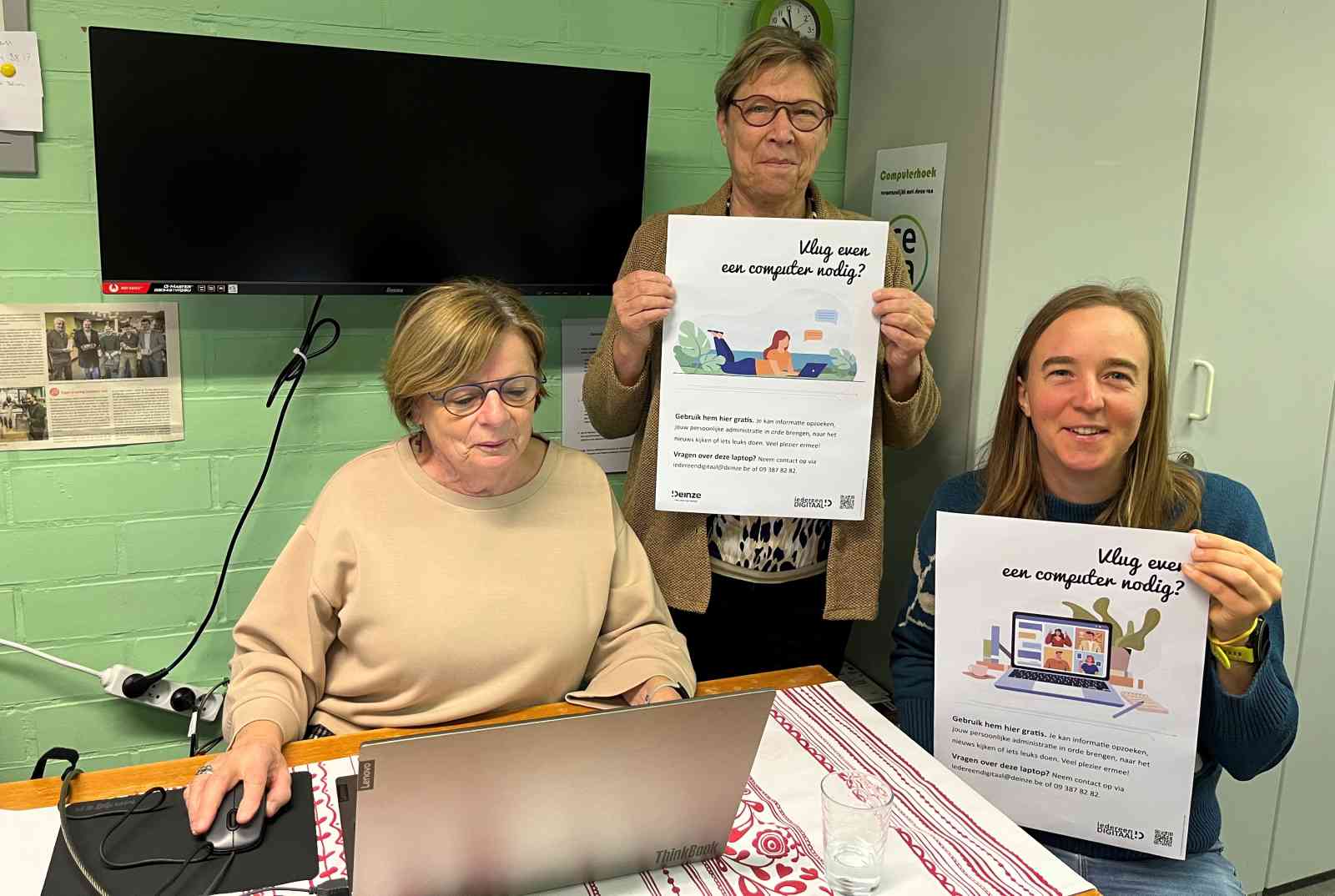 Nieuwe openbare computerruimtes in Deinze
