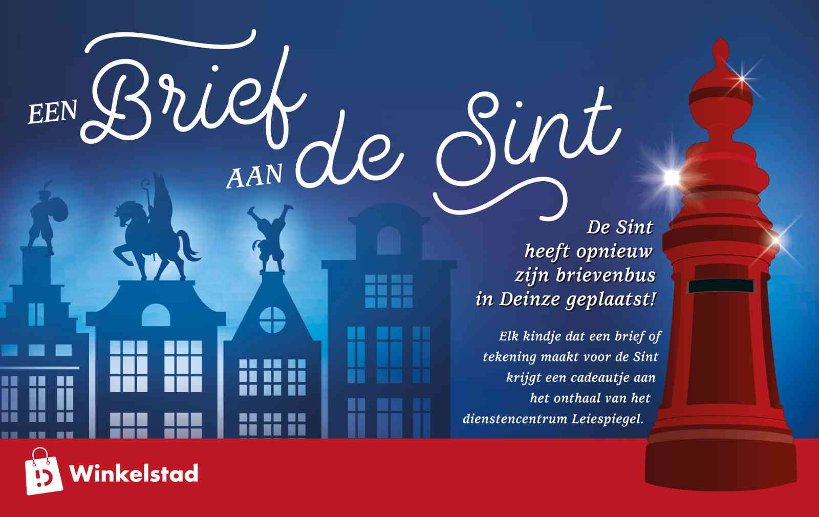 Stuur een brief of tekening naar de Sint en krijg een geschenkje