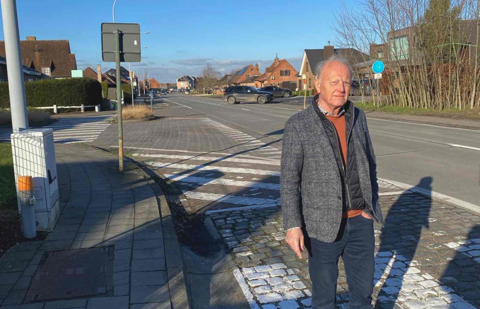 N-VA Deinze vraagt ook veiliger oversteek Oudenaardsesteenweg