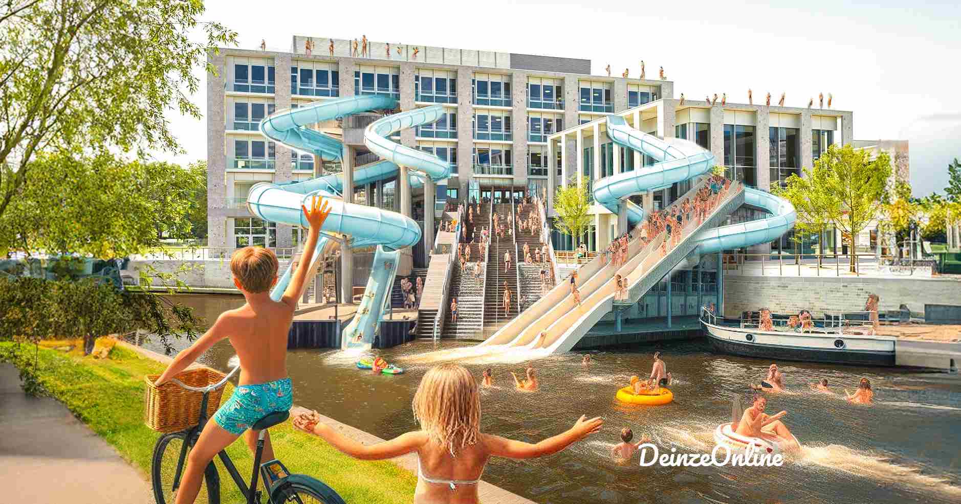 Stad Deinze wil een nieuw zwembad bouwen