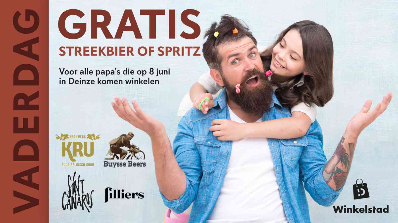 Deinze Winkelstad verwent de papa’s