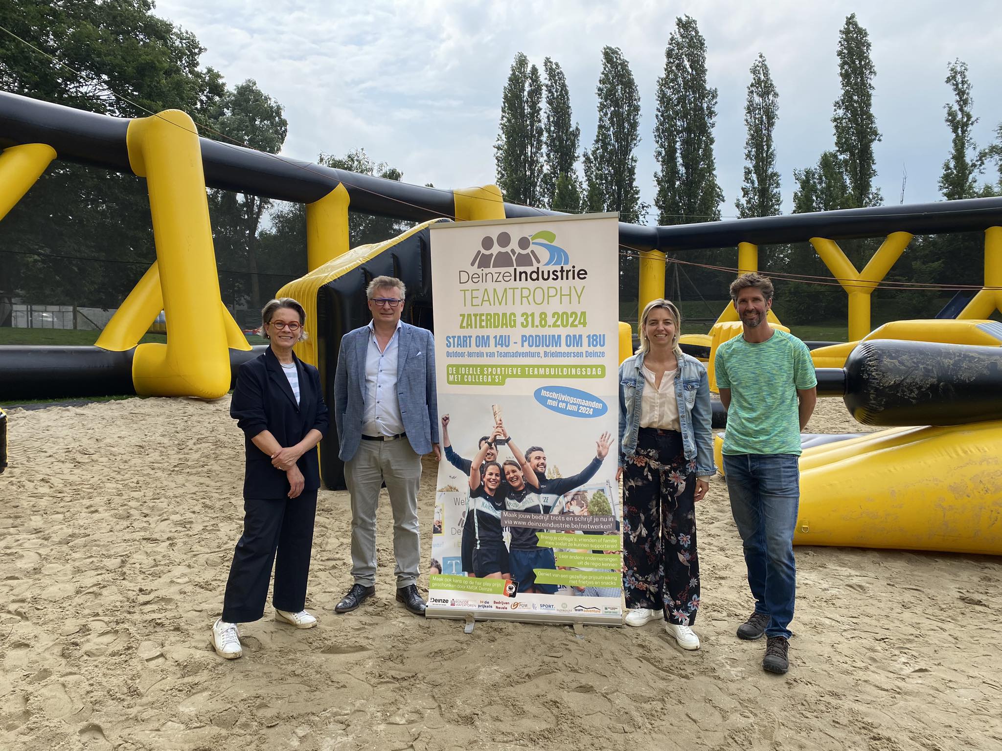 Deinze Industrie brengt opnieuw bedrijven samen op een sportieve manier.