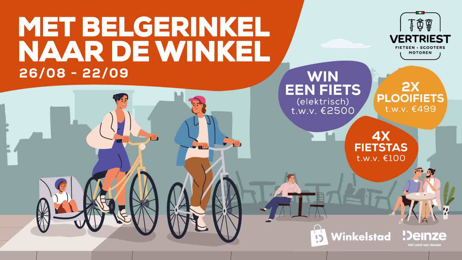 Met Belgerinkel naar de winkel