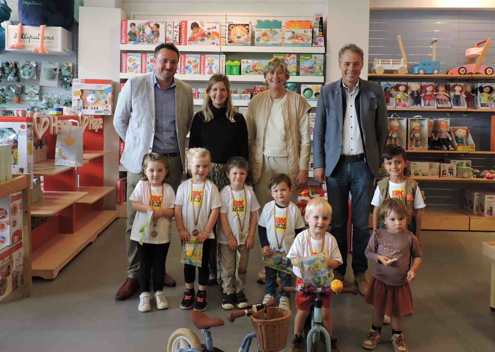 Prijsuitreiking BK Loopfietsjes