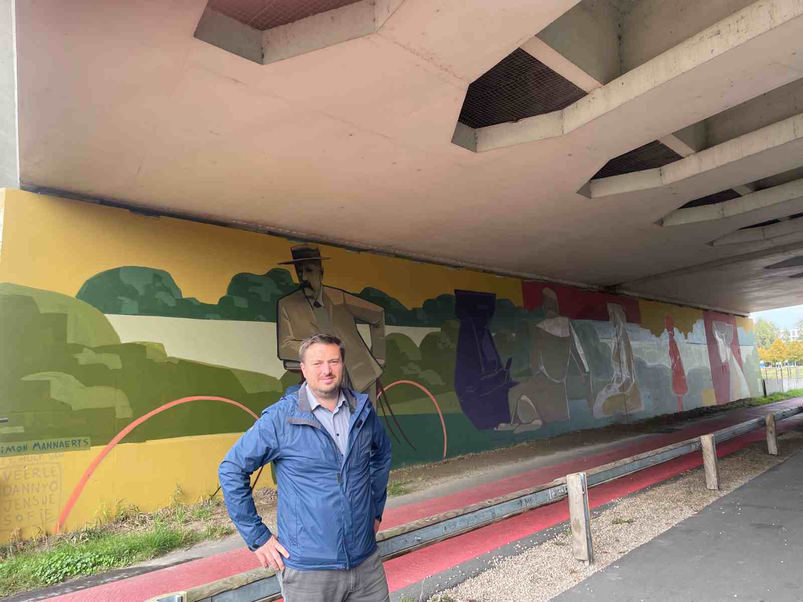 Muurschildering finaliseert fantastisch Clausjaar in Deinze