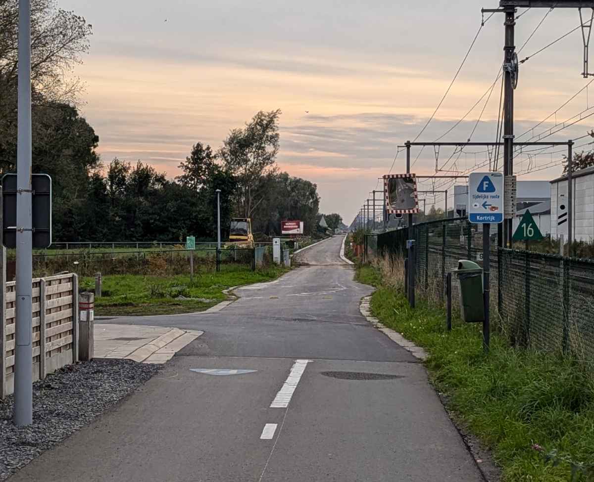 Nieuw stuk fietssnelweg F7 in Deinze afgewerkt