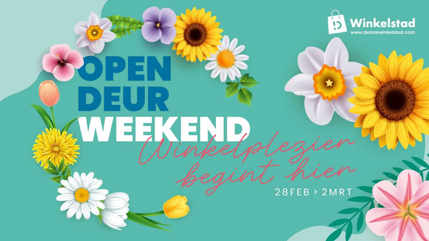 Winkelplezier begint hier tijdens het opendeurweekend 